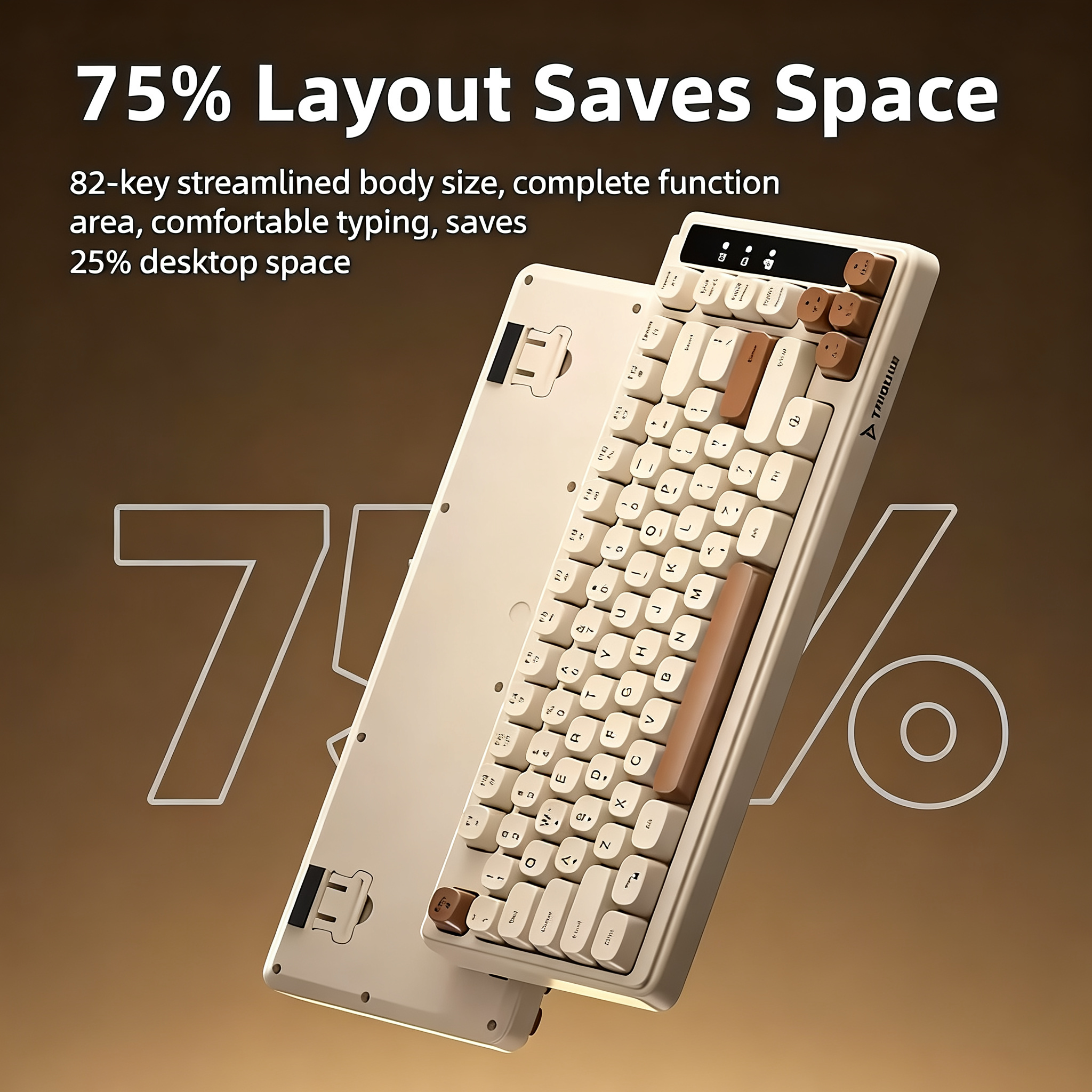 TAIDU Wired Gaming & Office Keyboard — 82-Key, Backlit, USB — Comfortable Tactile Feel — Suitable for Men, Women, Students, and Desktop Computers