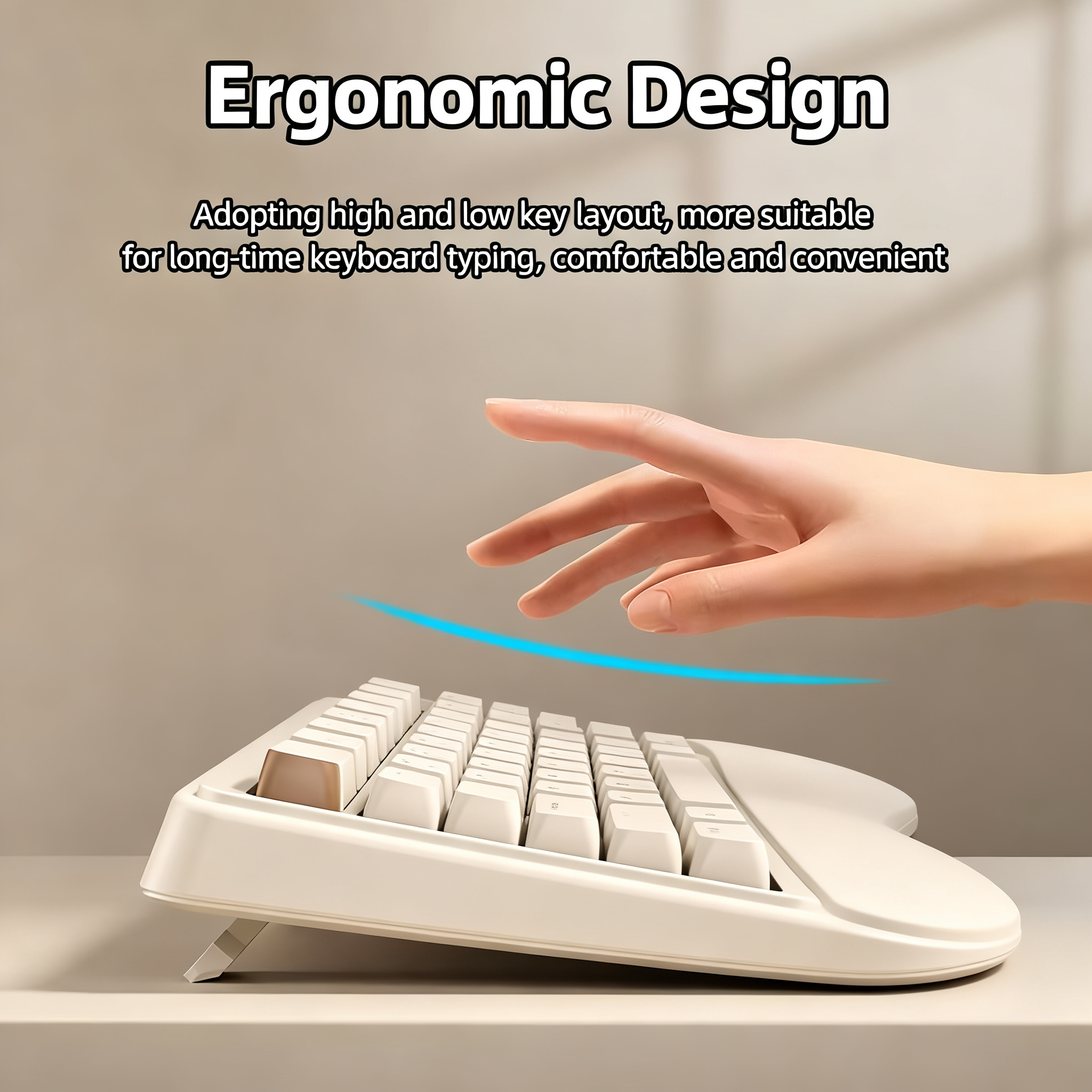 TAIDU Wired Gaming & Office Keyboard — 82-Key, Backlit, USB — Comfortable Tactile Feel — Suitable for Men, Women, Students, and Desktop Computers