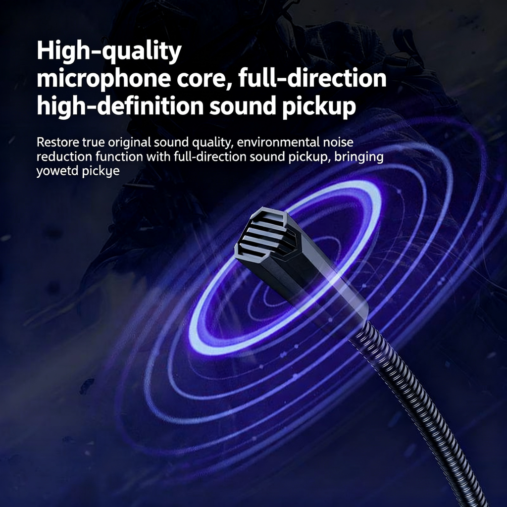 [TAIDU] TSP202 Desktop Microphone — Noise-Cancelling Mic for Gaming, Voice Chat, Live Streaming, Online Classes, Conferences, and Karaoke